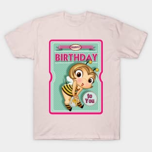 happy birthday bee T-Shirt